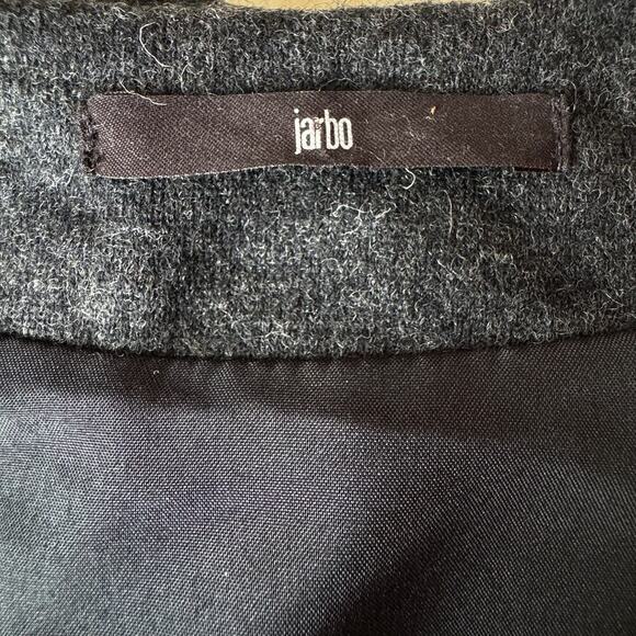 JARBO 100% Wool Ruffled Open Front Cardigan - Picture 10 of 11